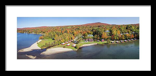 Lake Willoughby Framed Print featuring the photograph Lake Willoughby, Vermont #2 by John Rowe