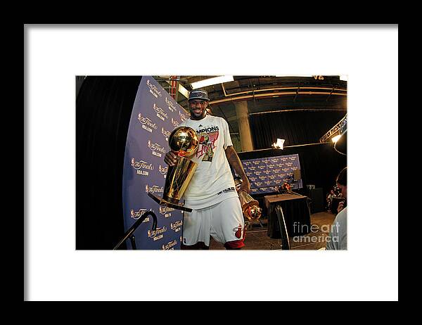 Playoffs Framed Print featuring the photograph Lebron James #2 by Layne Murdoch