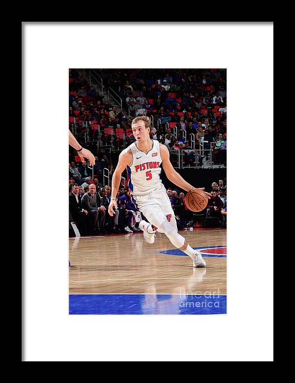 Nba Pro Basketball Framed Print featuring the photograph Luke Kennard by Chris Schwegler