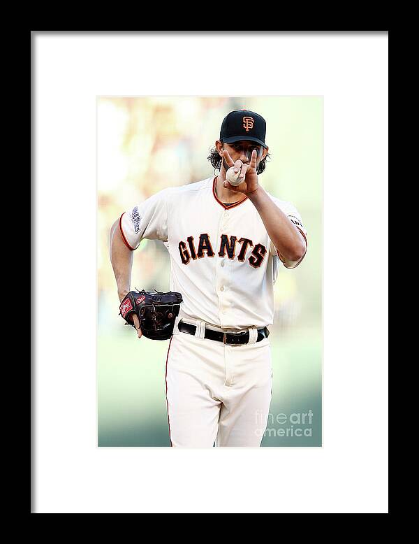 San Francisco Framed Print featuring the photograph Madison Bumgarner #2 by Elsa