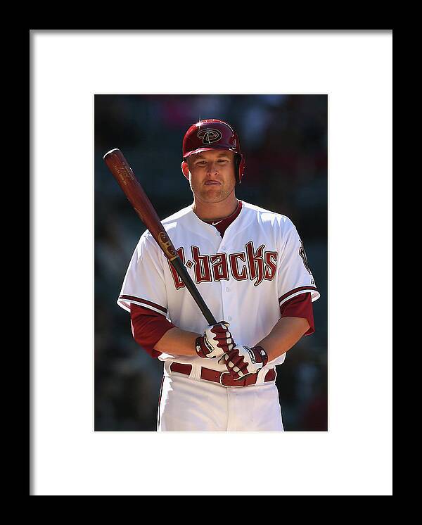 National League Baseball Framed Print featuring the photograph Mark Trumbo by Christian Petersen