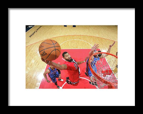 Nba Pro Basketball Framed Print featuring the photograph Markieff Morris by Ned Dishman