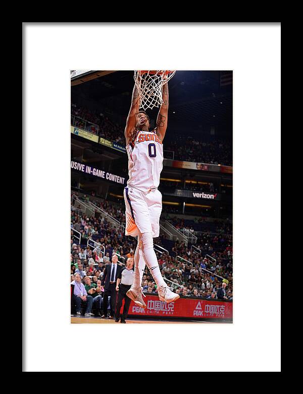 Marquese Chriss Framed Print featuring the photograph Marquese Chriss #2 by Barry Gossage
