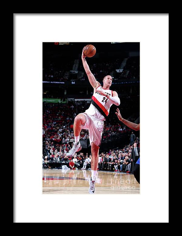 Mason Plumlee Framed Print featuring the photograph Mason Plumlee by Sam Forencich