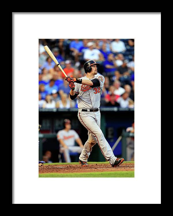 American League Baseball Framed Print featuring the photograph Matt Wieters by Jamie Squire