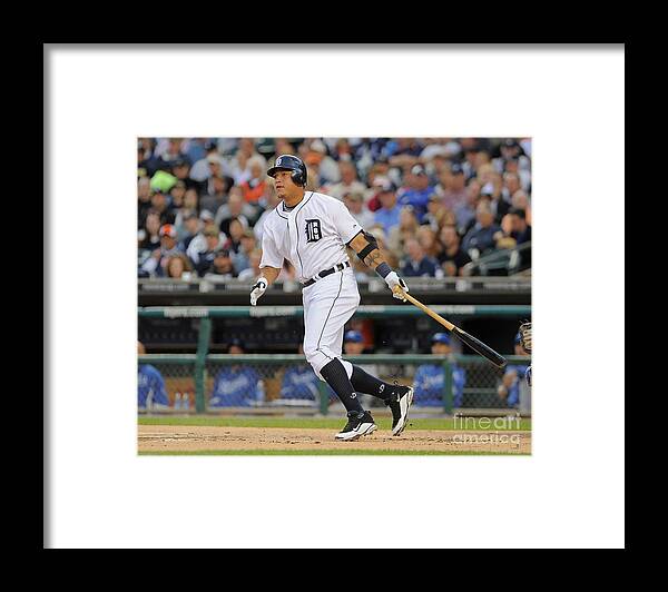 American League Baseball Framed Print featuring the photograph Miguel Cabrera by Mark Cunningham