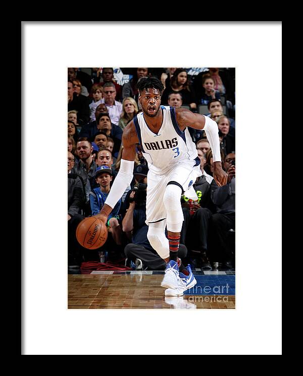 Nba Pro Basketball Framed Print featuring the photograph Nerlens Noel by Glenn James