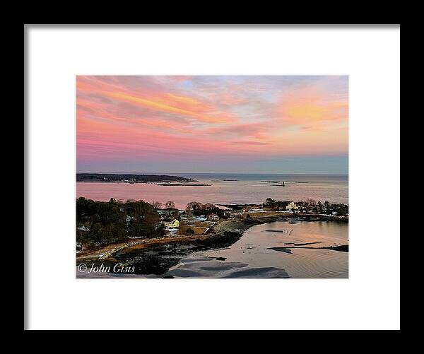  Framed Print featuring the photograph New Castle by John Gisis