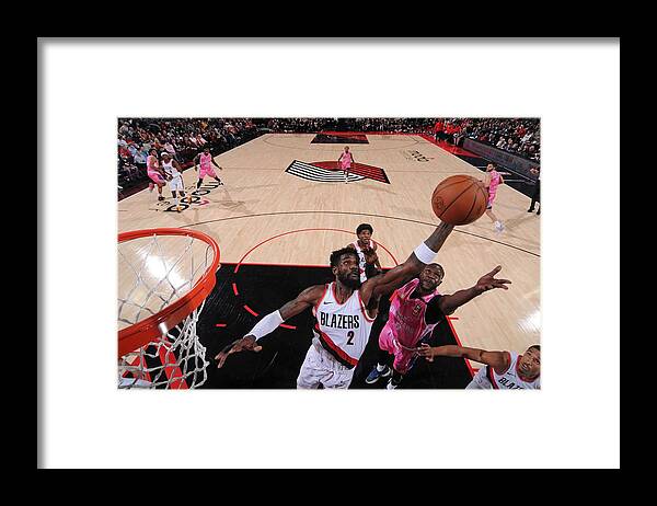 Nba Pro Basketball Framed Print featuring the photograph New Zealand Breakers v Portland Trail Blazers #2 by Cameron Browne