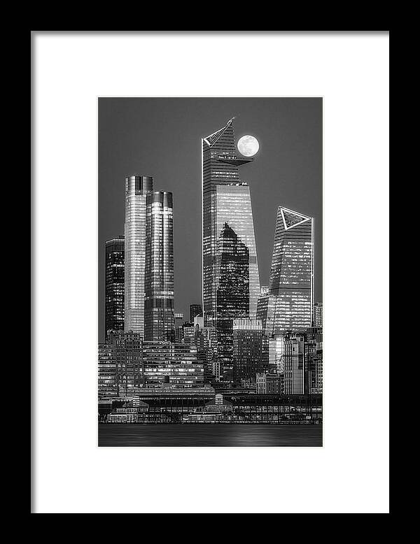 Hudson Yards Framed Print featuring the photograph NYC Hudson Yards #2 by Susan Candelario