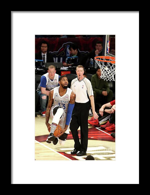 Event Framed Print featuring the photograph Paul George by Layne Murdoch