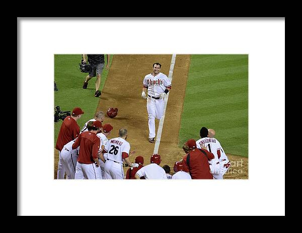 American League Baseball Framed Print featuring the photograph Paul Goldschmidt #2 by Norm Hall