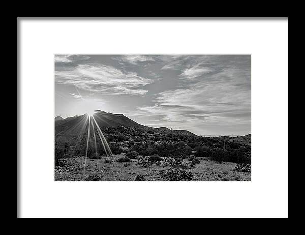  Framed Print featuring the photograph Phoenix Sunset #2 by Brad Nellis