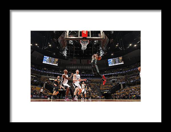 Nba Pro Basketball Framed Print featuring the photograph Play-In Tournament - San Antonio Spurs v Memphis Grizzlies by Joe Murphy