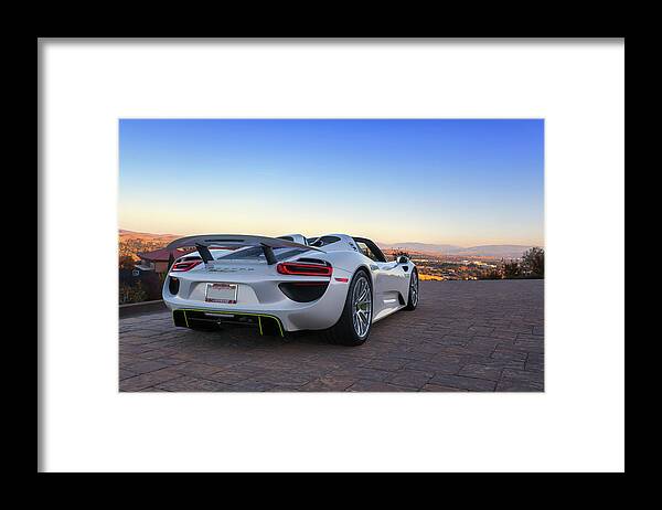 Cars Framed Print featuring the photograph #Porsche #918Spyder #Print #2 by ItzKirb Photography