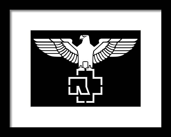 Rammstein Logo #2 Framed Print by Andras Stracey - Fine Art America