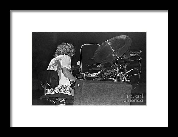 Drummer Framed Print featuring the photograph Rick Allen - Def Leppard #2 by Concert Photos