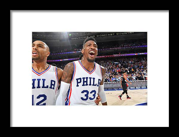 Nba Pro Basketball Framed Print featuring the photograph Robert Covington by Jesse D. Garrabrant