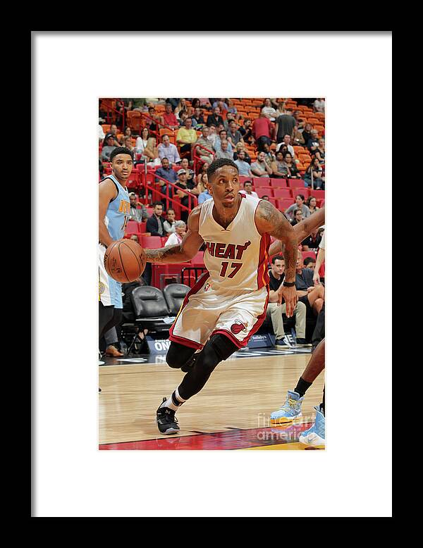 Nba Pro Basketball Framed Print featuring the photograph Rodney Mcgruder by Oscar Baldizon