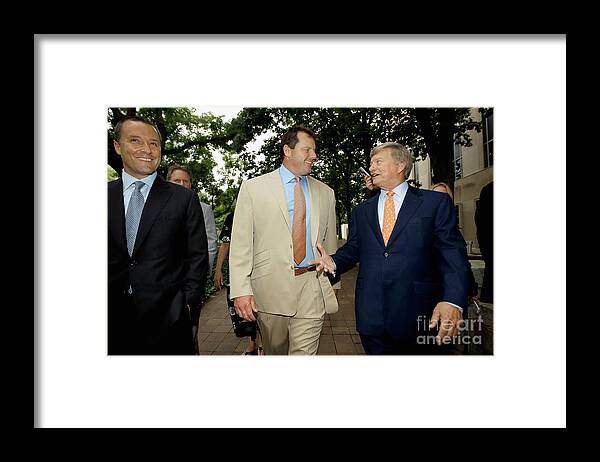 American League Baseball Framed Print featuring the photograph Roger Clemens by Chip Somodevilla