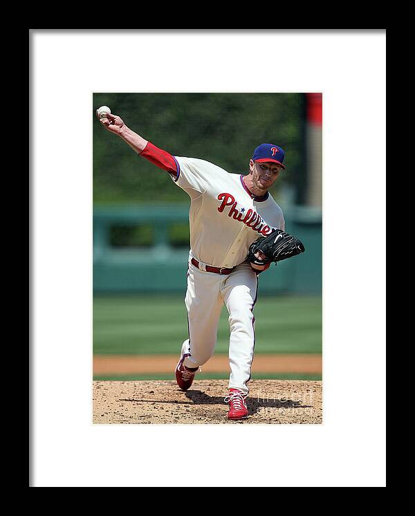 People Framed Print featuring the photograph Roy Halladay #2 by Jim Mcisaac