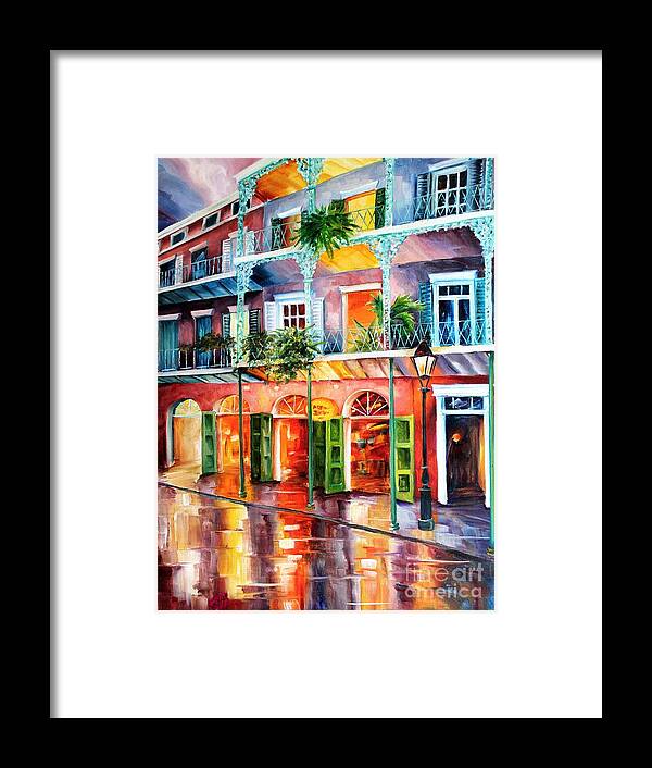 New Orleans Framed Print featuring the painting Royal Street Reflections #2 by Diane Millsap