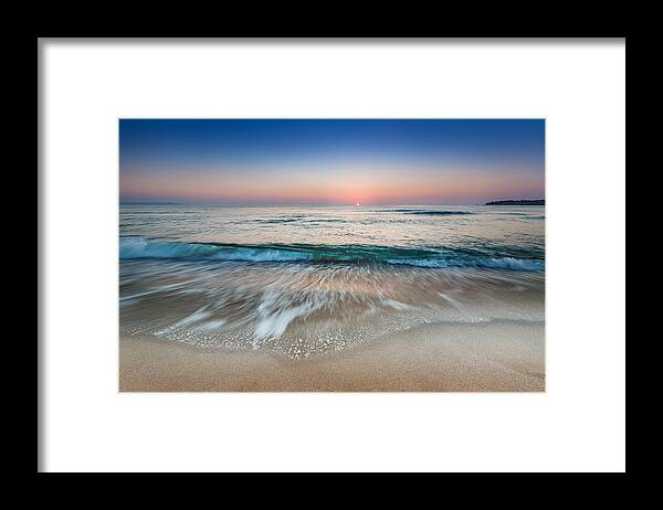Scenics Framed Print featuring the photograph Sea Shore With A Sandy Beach #2 by Dmytro_Skorobogatov