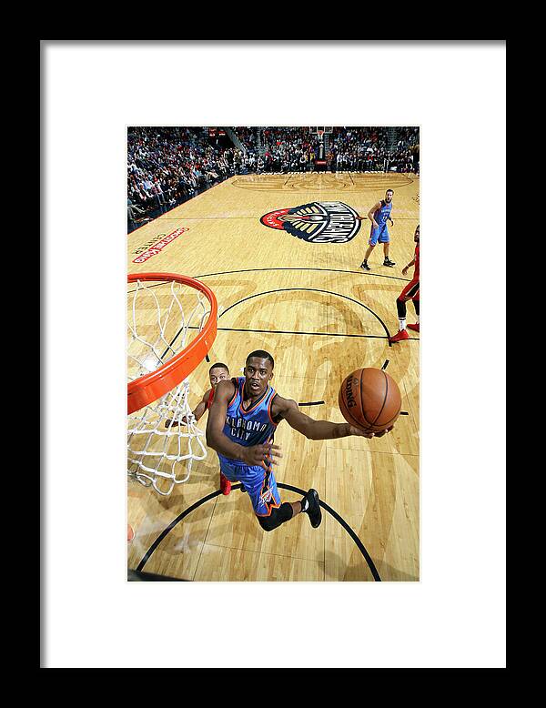 Smoothie King Center Framed Print featuring the photograph Semaj Christon by Layne Murdoch