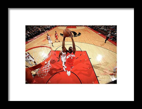 Nba Pro Basketball Framed Print featuring the photograph Serge Ibaka by Ron Turenne
