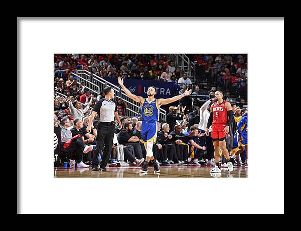 Nba Pro Basketball Framed Print featuring the photograph Stephen Curry #2 by Logan Riely