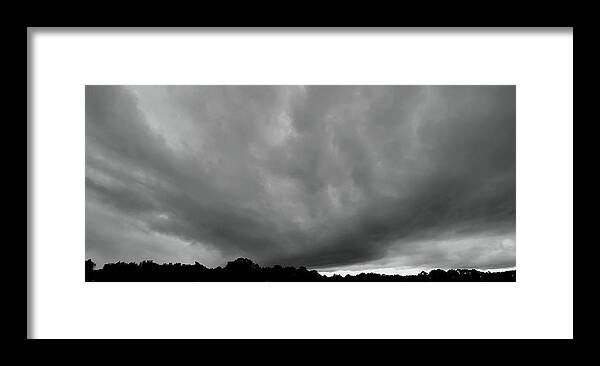 Weather Framed Print featuring the photograph Storm in Middle Tennessee, 10/3/21 #2 by Ally White