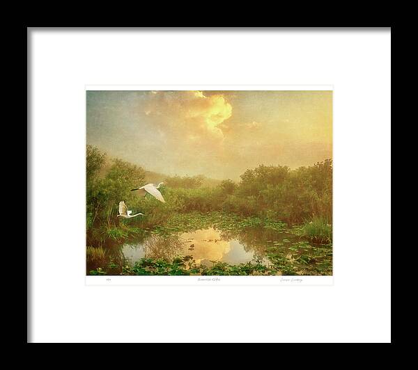 Painterly Photography Framed Print featuring the photograph Sunrise Gifts by Louise Lindsay