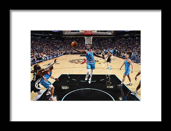 Terrence Ross Framed Print featuring the photograph Terrence Ross #2 by Barry Gossage