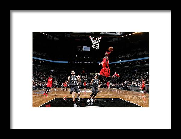 Terrence Ross Framed Print featuring the photograph Terrence Ross #2 by Nathaniel S. Butler
