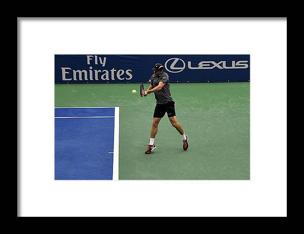 John Millman Framed Print featuring the photograph The Memphis Open - Day 4 #2 by Stacy Revere
