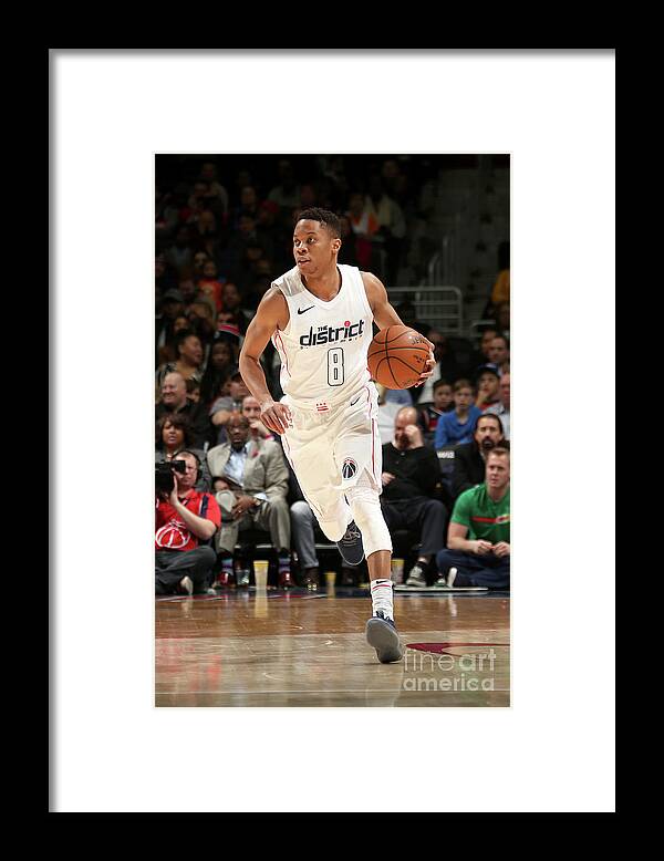 Tim Frazier Framed Print featuring the photograph Tim Frazier #2 by Ned Dishman