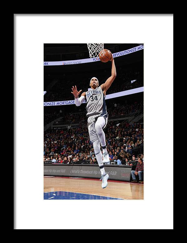 Nba Pro Basketball Framed Print featuring the photograph Tobias Harris by Chris Schwegler