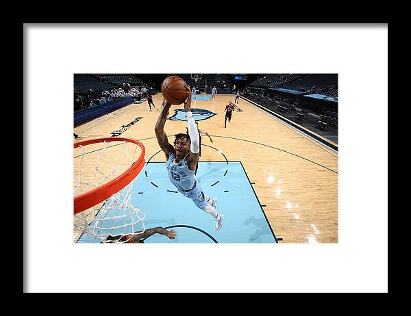 Nba Pro Basketball Framed Print featuring the photograph Toronto Raptors v Memphis Grizzlies by Joe Murphy