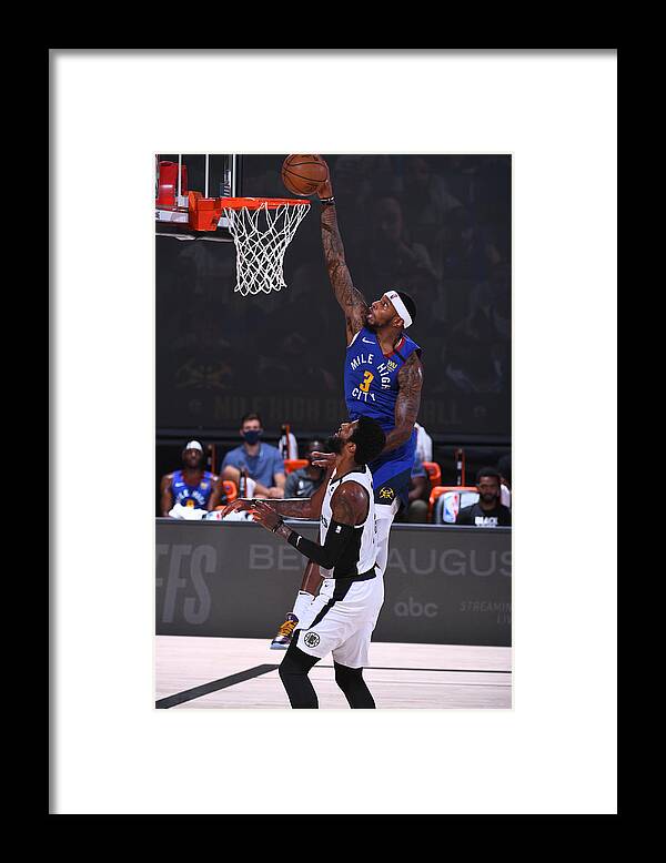 Nba Pro Basketball Framed Print featuring the photograph Torrey Craig by Garrett Ellwood