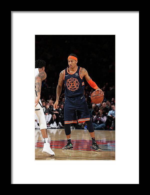 Trey Burke Framed Print featuring the photograph Trey Burke #2 by Nathaniel S. Butler