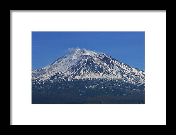 Volcano Framed Print featuring the digital art Volcano #2 by Tom Janca