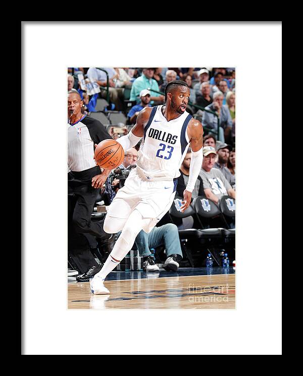 Wesley Matthews Framed Print featuring the photograph Wesley Matthews #2 by Danny Bollinger