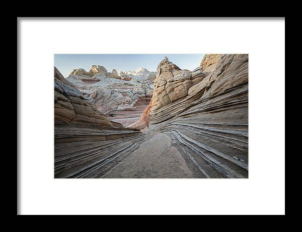 Scenics Framed Print featuring the photograph White Pocket, Arizona, USA #2 by David Clapp