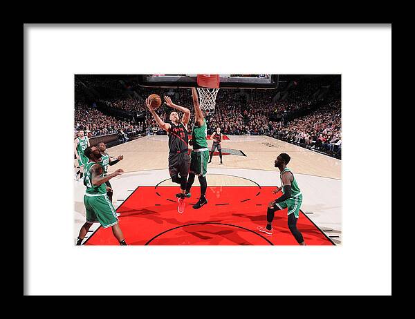 Zach Collins Framed Print featuring the photograph Zach Collins #2 by Sam Forencich