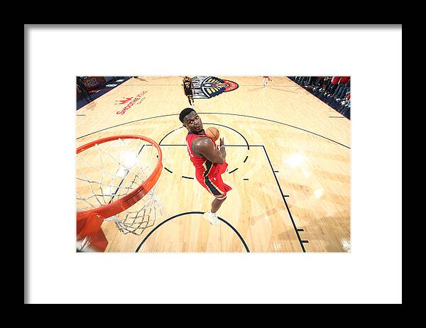 Zion Williamson Framed Print featuring the photograph Zion Williamson #2 by Ned Dishman