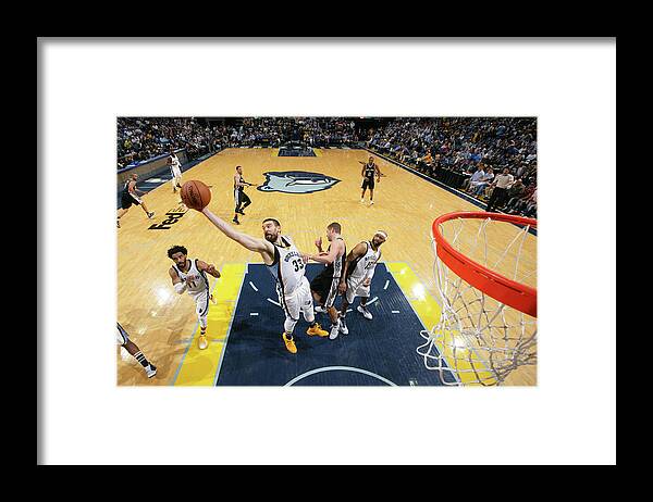 Playoffs Framed Print featuring the photograph Marc Gasol by Joe Murphy