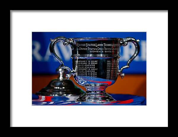 Tennis Framed Print featuring the photograph 2014 U.S. Open - Previews by Mike Stobe