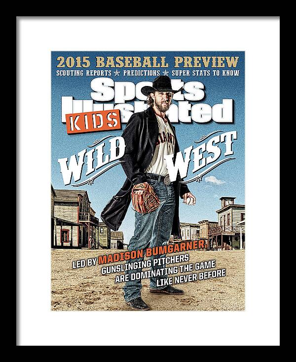 Published Framed Print featuring the photograph 2015 Sports Illustrated for Kids MLB Season Preview Issue Cover by Sports Illustrated