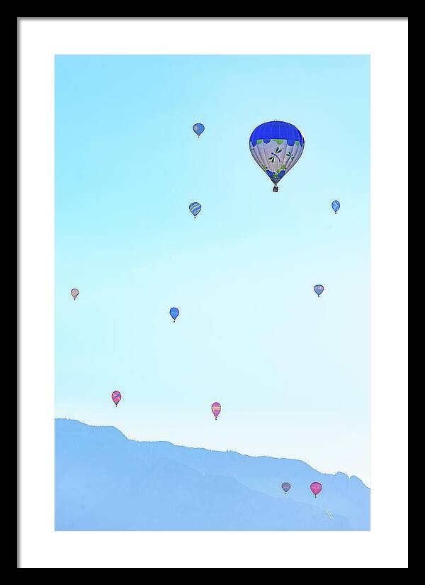 Hot Air Balloon Framed Print featuring the photograph 2017 Abf 5 by Tara Krauss