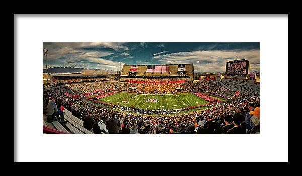 Arizona Framed Print featuring the photograph 2019 Nova Home Loans Arizona Bowl, Wyoming vs Georgia State by Chance Kafka